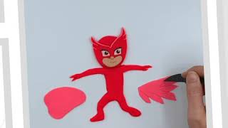 Owlette Play Doh  PJ Masks [upl. by Derinna]