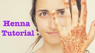 Tatuaje de Henna  Tutorial [upl. by Ainavi788]