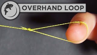 How To Tie an Overhand Loop Knot [upl. by Yelekreb589]