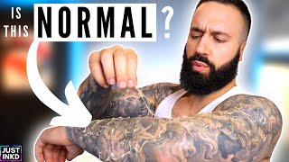 How to TREAT A PEELING TATTOO  Tips Tricks amp Healing Experience [upl. by Nyla205]