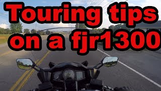 Touring tips on a fjr1300 [upl. by Malha133]