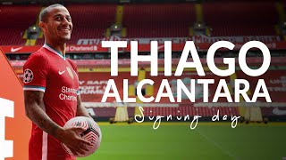 Signing Day Behind the scenes with Thiago Alcantara [upl. by Ednil]