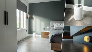 Modern Minimalistic Smart Bedroom ft Ikea Pax  Creating My Perfect Sleep [upl. by Bounds]