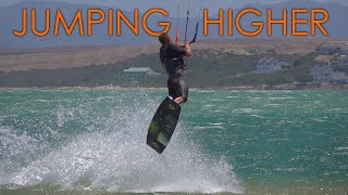 Jumping Higher Kiteboard Tutorial inc landing heli loops launching conditions amp safety [upl. by Bywoods]