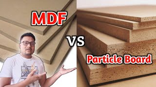 Difference between MDF Vs Particle board in Hindi  What is best for your home  Pros and Cons [upl. by Thgirw116]