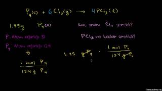 Stokiyometri Örnek Soru 1 Kimya [upl. by Artema]