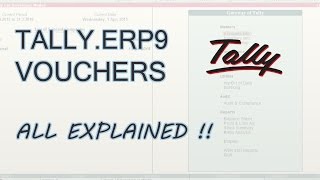 Accounting Vouchers in Tally ERP 9  Tally Voucher Entry  All Vouchers Explained [upl. by Grata888]