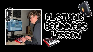 FL Studio Easy BEGINNER Tutorial Make Your First Beat [upl. by Seravat242]