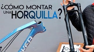 ¿Cómo montar una horquilla y dirección mtb [upl. by Uella]