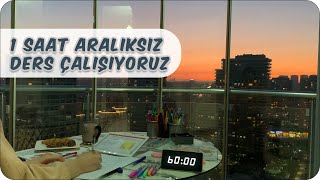 1 Saat Aralıksız Ders Çalış  Gün Batımı ve Motivasyon Artırıcı Müziklerle ✍🏻 [upl. by Andres226]