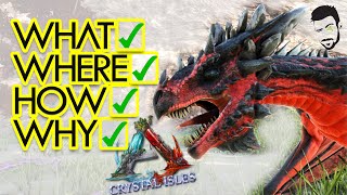 Everything You Need to Know about Blood Wyverns  ARK Crystal Isles [upl. by Fabien]