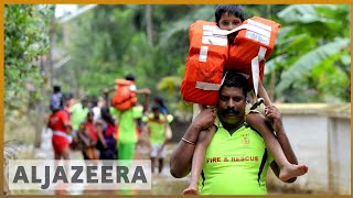 🇮🇳 Kerala floods 2018 Kerala faces massive flood in 100 years  Al Jazeera English [upl. by Feliks]