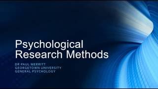 Psychological Research Methods [upl. by Adrell]