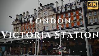 London Victoria Station Walk Through England 4K [upl. by Havener412]