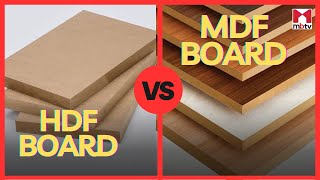 HDF vs MDF Boards Which is better mdfboard [upl. by Erialcyram]