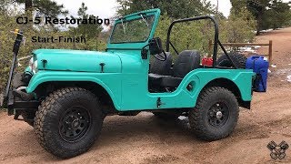 1965 Jeep CJ5 Restoration Full Video [upl. by Julide]