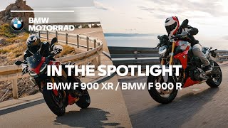 IN THE SPOTLIGHT The new BMW F 900 R amp BMW F 900 XR [upl. by Dranyar114]