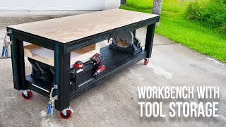 How to make A Workbench  DIY WOODWORKING [upl. by Clareta]