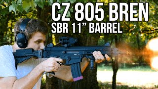 The CZ 805 Bren SBR 11quot Barrel [upl. by Jeffries777]