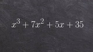 Factoring a polynomial by grouping [upl. by Darach]