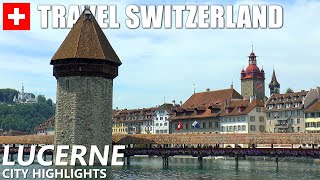 LUCERNE │ SWITZERLAND One day in Lucerne walking tour and city highlights HD [upl. by Anahgem]