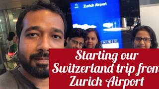 Switzerland Tour Zurich airport to Lucerne City via Swiss rail [upl. by Dachy]