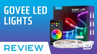 Govee LED Lights Review  Govee RGBIC LED Strip Lights WiFi Alexa [upl. by Namrak]