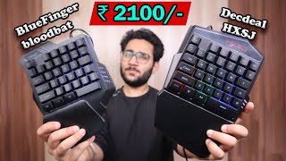 Decdeal HXSJ OneHanded Keyboard  Full Review  Comparison with BlueFinger Bloodbat [upl. by Airitac987]