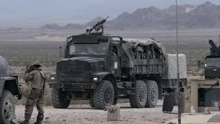 Marine Corps Vehicles Medium Tactical Vehicle Replacement MTVR [upl. by Nibor]