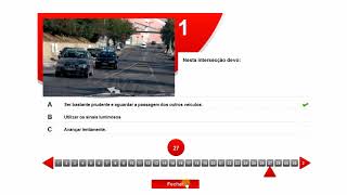 Cedência de Passagem  Teste de Código quotSegurança Rodoviáriaquot [upl. by Asetal]