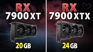 AMD RX 7900 XT vs RX 7900 XTX  Test in 9 Games  Rasterization 4K [upl. by Ttezzil]