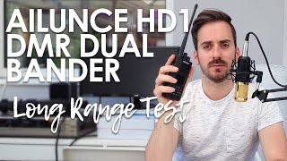 Ailunce HD1 Long Range DMR amp Analogue Test  20 Miles [upl. by Eirbua]