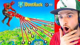 AIMBOT HACKER in Fortnite is INSANE CRAZY HACKS [upl. by Nnaed]