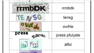 How to Type Captcha Entry Demo Video 2017 [upl. by Oeht]