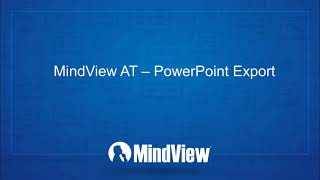 MindView 8 AT  PowerPoint Export [upl. by Arlan312]