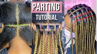 DETAILED Parting Tutorial  How To Get The Perfect Parts [upl. by Enyaz]