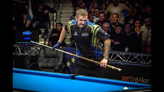 Shane van Boening vs Jayson Shaw  2017 Mosconi Cup [upl. by Ahcsap]