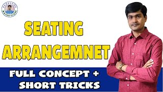 Best Reasoning Tricks in Telugu  Seating Arrangement  Part  1  All Concepts  Short cut Tricks [upl. by Rodrigo651]