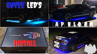 Govee LED Car Lights Install underglow [upl. by Idalla570]