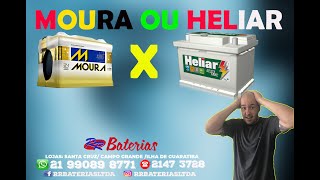 BATERIA MOURA VS HELIAR QUAL COMPRAR [upl. by Ydnil23]