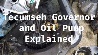 Tecumseh Governor and Oil Pump Explained [upl. by Past250]