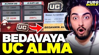 BEDAVA UC ALMA TAKTİĞİ 😱 16000 UC ALDIM PUBG Mobile [upl. by Chatwin]