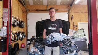 Infiniti G35  G37 Headlight  Bumper Removal 2007  2013 [upl. by Siroved]