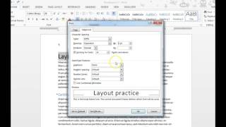 Character Spacing in Word [upl. by Kielty592]