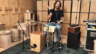 Groove Industries Mini Cajon Drum kit demo [upl. by Reuven]