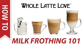 Milk Frothing for Beginners [upl. by Iror]