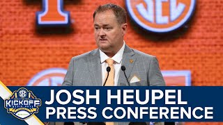 Josh Heupel full press conference at 2023 SEC Media Days [upl. by Harutak]