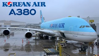 🇺🇸 Los Angeles LAX to Seoul ICN 🇰🇷 Korean Air Airbus A380  FULL FLIGHT REPORT Polar route [upl. by Amargo]