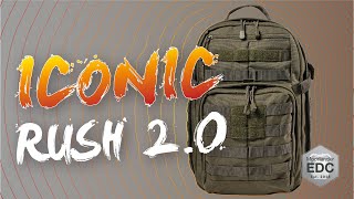 New 511 TACTICAL RUSH 12 20  Iconic EDC Backpack [upl. by Enitsua]