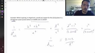 How to calculate interplanar spacing [upl. by Kipton175]